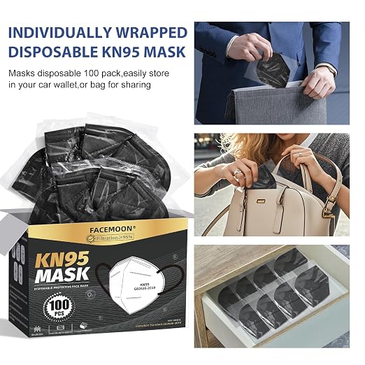 KN95 Face Masks Black Adults - Image 6