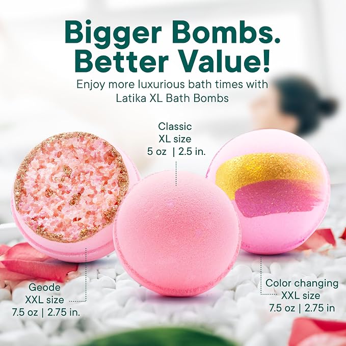 Latika Pink Topaz Bath Bomb - Image 2