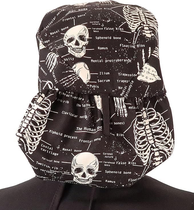 Sparkling EARTH Big Hair Ponytail Classic Surgical Style Scrub Working Cap - Image 4