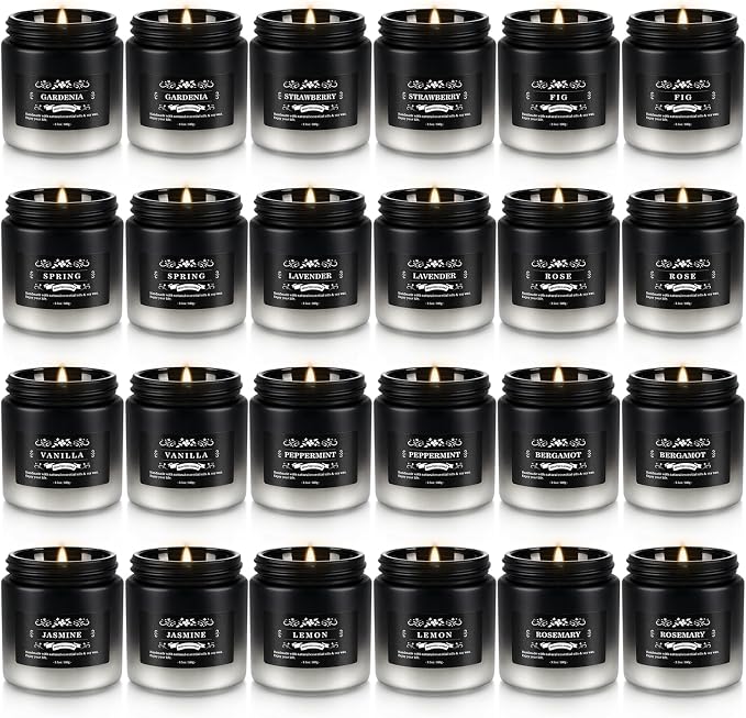 YOROXRG 24 Pack Scented Candles by YOROXRG