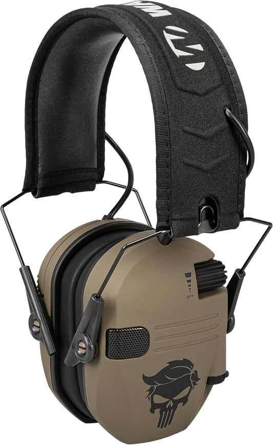 Walker's Razor Slim Ultra Low Profile Compact Design Adjustable Range Shooting Hunting Hearing Protection Electronic Earmuffs