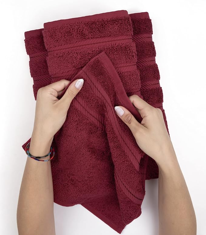 American Soft Linen Premium 3 Piece Towel Set, 1 Bath Towel 1 Hand Towel 1 - Image 5