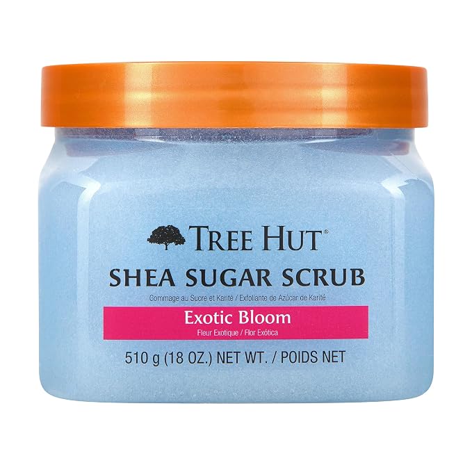 Tree Hut Exotic Bloom Shea Sugar Scrub, Exfoliating, Hydrating & Moisturizing by TreeHut