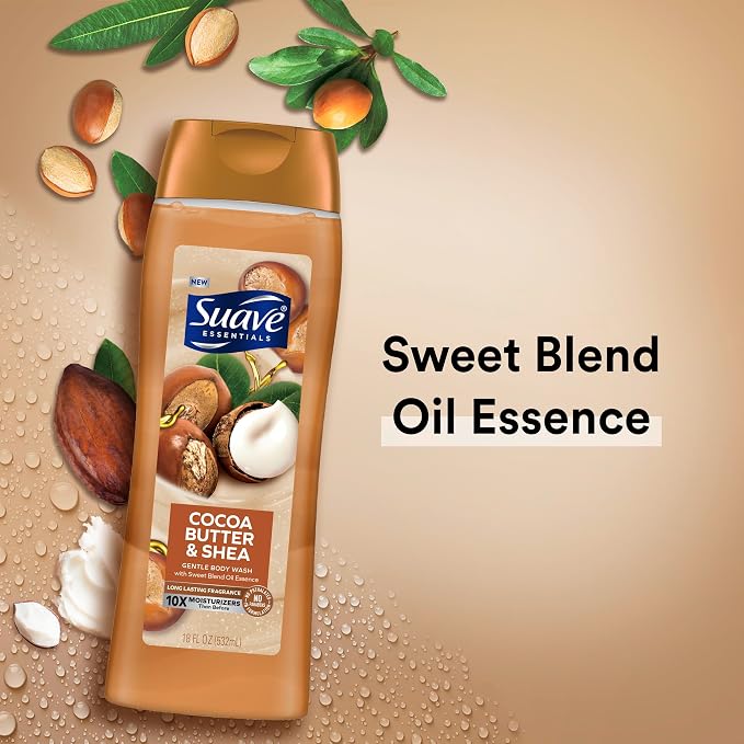 Suave Body Wash Variety 2-Pack, Milk & Honey + Cocoa Butter & Shea – Gentle - Image 5