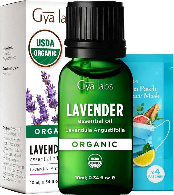 Gya Labs USDA Certified Organic Lavender Essential Oil by GyaLabs