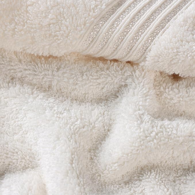 Superior Egyptian Cotton 2-Piece Bath Sheet Towel Set, Oversized Body Towels - Image 6