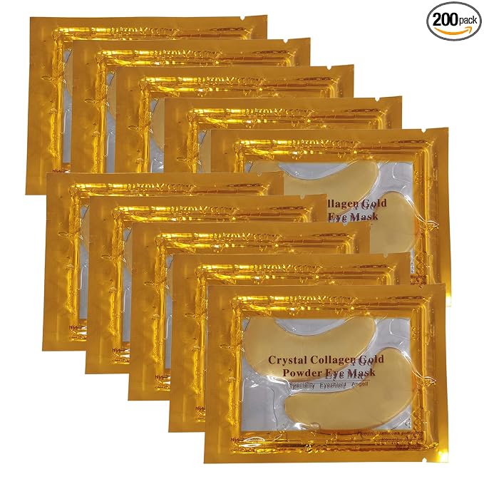 Vandarllin24K Gold Powder Gel Collagen Eye Masks Sheet Patch, Remove Bags by VandarllinHomeKitchenDecor