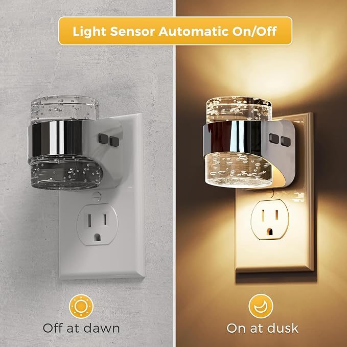 L LOHAS LED 2 Pack 3CCT Night Lights Plug into Wall, 3000K/4000k/5000K - Image 2
