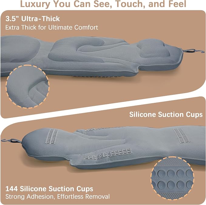 Ergonomic Full Body Bath Pillow - Image 6