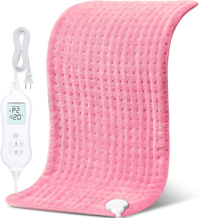 NOWWISH Heating Pad for Back Pain Relief & Period Cramps, 33x17 Inches Large by NOWWISH