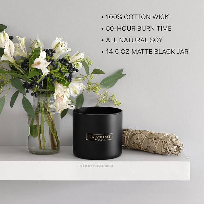 Benevolence LA Pine Wood Scented Candles | 14.5 oz Christmas Candles - Image 3