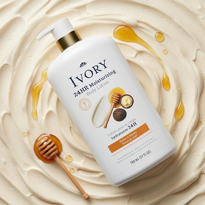 Ivory Hand & Body Lotion, 24hr Moisturizing, Repairs Extra Dry Skin, All Day - Image 2