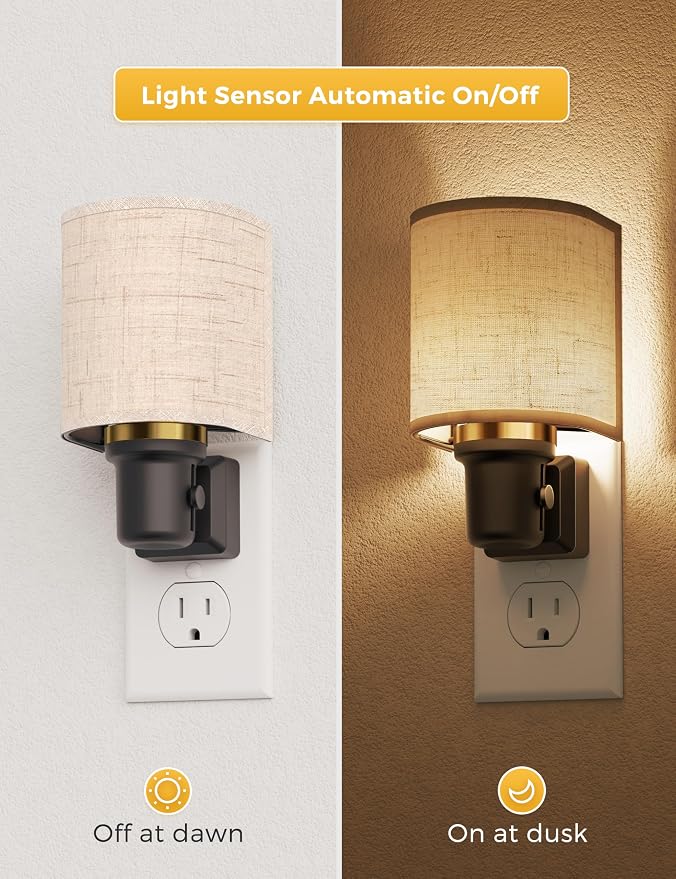 L LOHAS LED Night Lights Plug into Wall, Plug in Night Light Dimmable 100LM - Image 2