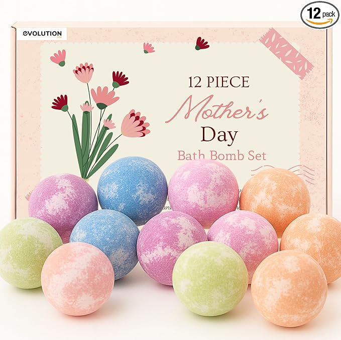 EvolutionUSA 12 Mother’s Day Bath Bombs by EvolutionUSA