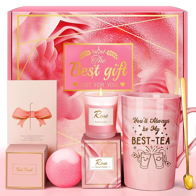 Bestie Gifts for Women: Eletorot BEST-TEA Friendship Gift for Best Friend Female by Eletorot