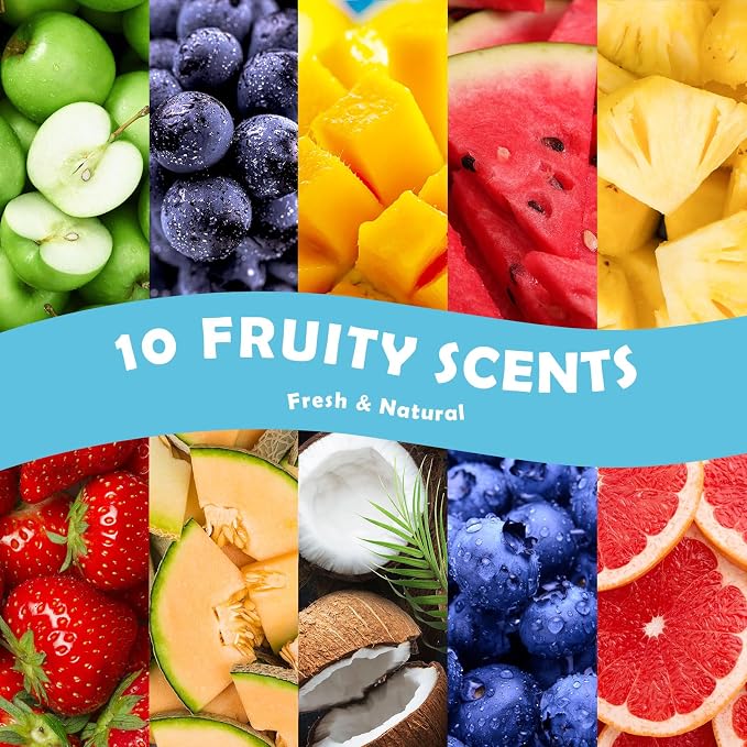 Fruit Fragrance Oil for Candle Soap Making, 10x30ml Holamay Essential Oils for - Image 2