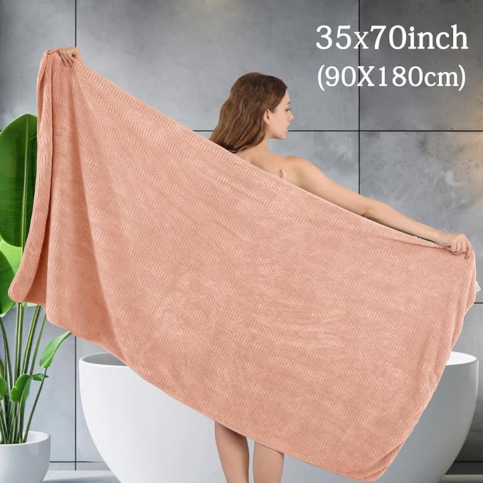 8 Piece Bath Towel Set-2 Oversized Bath Sheets, 2 Hand Towels, 4 - Image 2