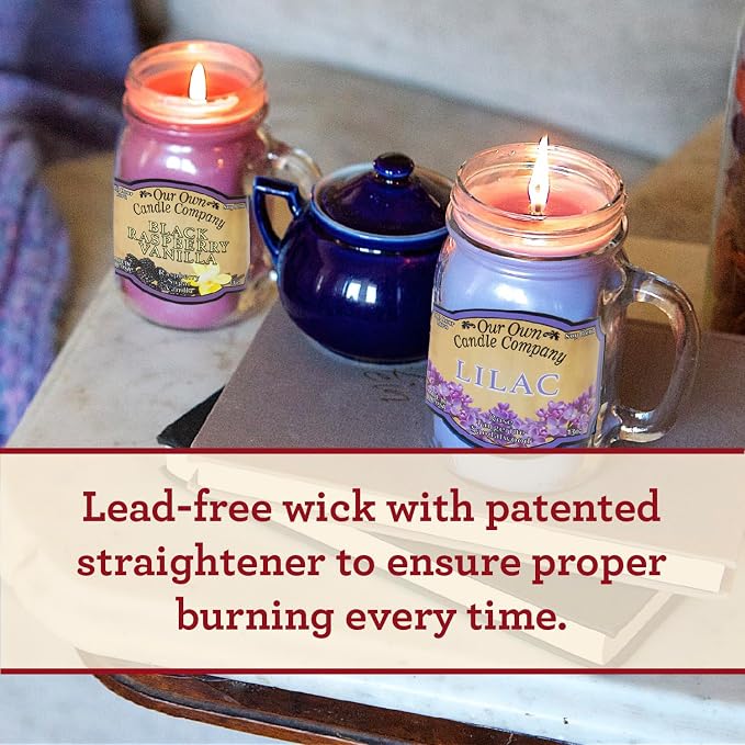 Our Own Candle Company Homemade Sugar Cookie Scented Mason Jar Candle, 100 Hour - Image 5