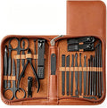 Premium 26-in-1 Manicure & Pedicure Kit – Stainless Steel Nail Clippers Set by Tseoa