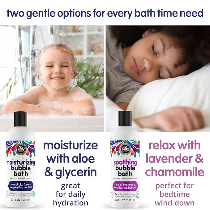 SoCozy Soothing Bubble Bath for Kids, Lavender & Chamomile, Moisturizing - Image 7