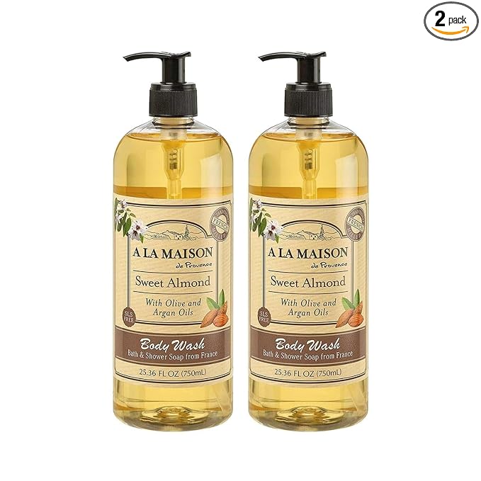 A LA MAISON French Hydrating Liquid Body Wash, Sweet Almond by ALaMaison