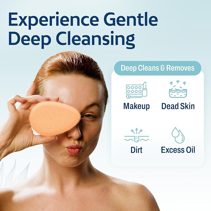 HartFelt 2ct Tear Drop Gentle Face Scrubber - Image 3