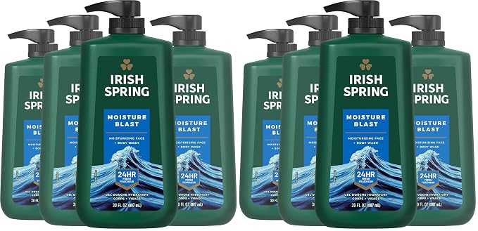 Irish Spring Moisture Blast Body Wash, 30 Oz Pump by IrishSpring
