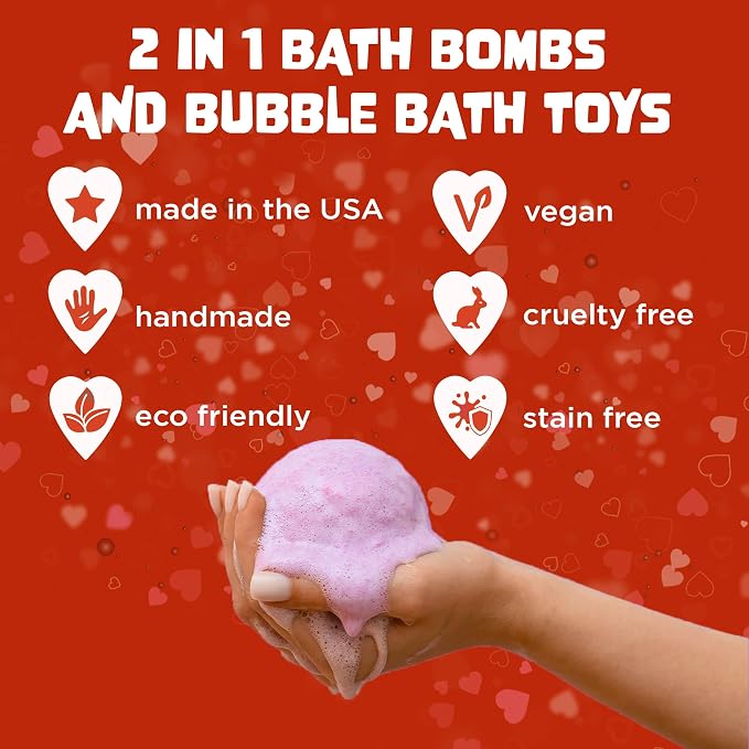 Valentines Bath Bombs for Kids - Image 7