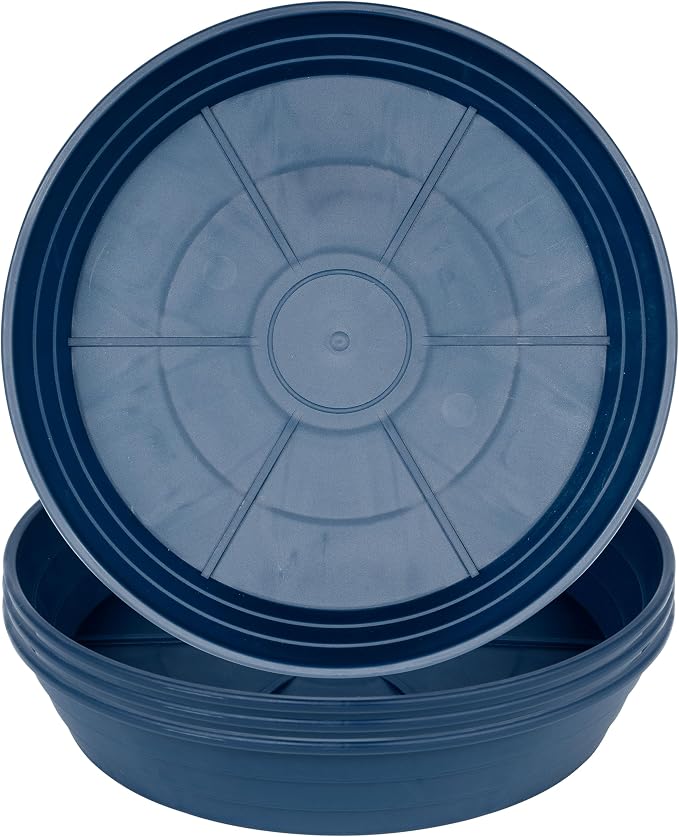 Plant Saucer 8 Inch 4 Pack 6 8 10 12 14 16 18 20 25, Plastic Plant Trays by LWALRS