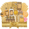 32 Pcs Mother's Day Gift for Mom, Honey & Almond Bath & Body Gift Basket for by RAROSAACCA