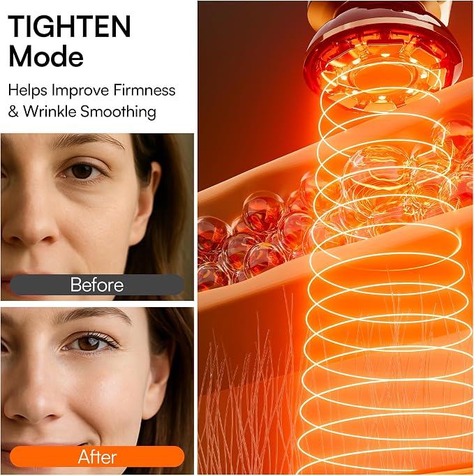 INIA Flare 3-in-1 Microcurrent Facial Device Red Light Therapy - Image 6