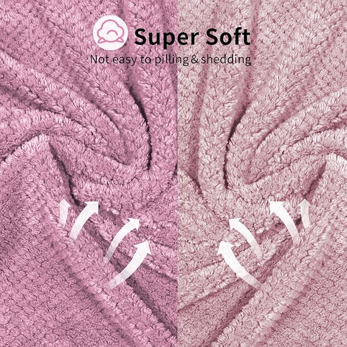 my novel things 2 Pack Extra Large Microfiber Hair Towel, 37.4" x 26.4" Towel - Image 6
