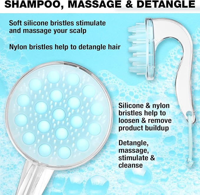 Conair Scalp Massager and Detangling Brush - Image 2