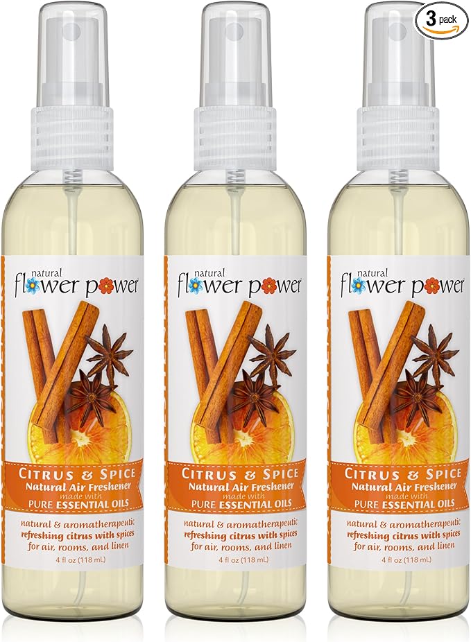 Natural Flower Power Air Freshener Spray by NaturalFlowerPower