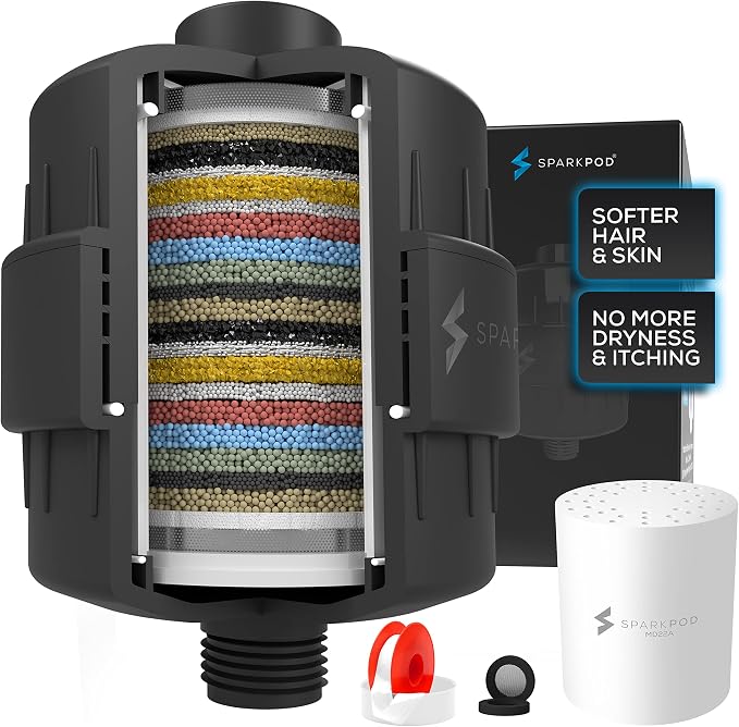SparkPod 23 Stage Shower Head Filter by SparkPod