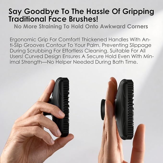 RamPula Face Scrubber, Pore Brush | Lymphatic Drainage Brush, Silicone Facial - Image 5