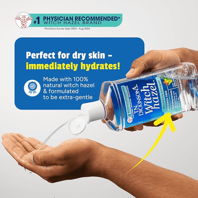 T.N. Dickinson's Witch Hazel Alcohol Free Moisturizing Astringent | 100% - Image 4
