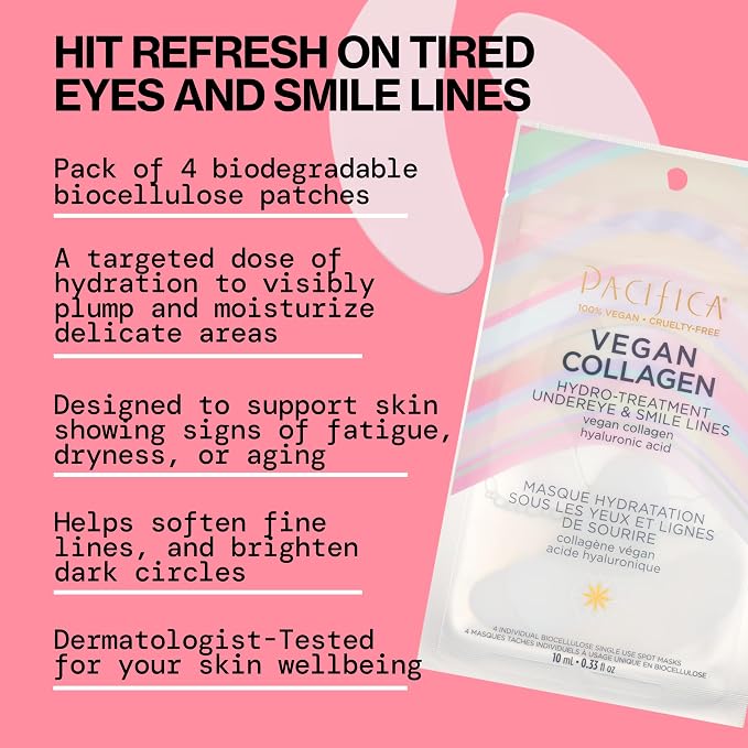 Pacifica Undereye & Smile Mask Set – Vegan Collagen Hydro Treatment - Image 5