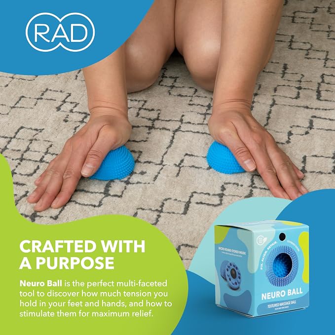 RAD The Original Neuro Ball – Foot Roller & Textured Massage Ball - Image 5