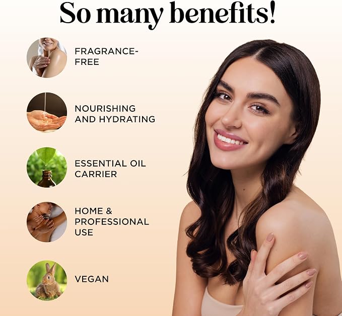 Unscented Massage Oil for Massage Therapy - Image 2