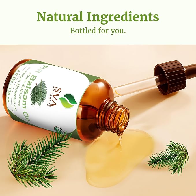 SVA Fir Balsam Essential Oil Organic – 4 Fl Oz – 100% Natural Organic Fir Oil - Image 8