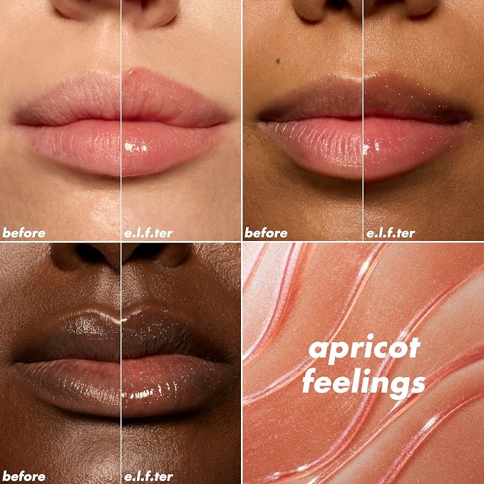 e.l.f. Glow Reviver Plumping Lip Oil, Tinted Lip Plumper - Image 3