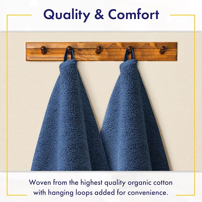 Alusa Home 100% Organic Zero-Twist Cotton Towels - Image 4