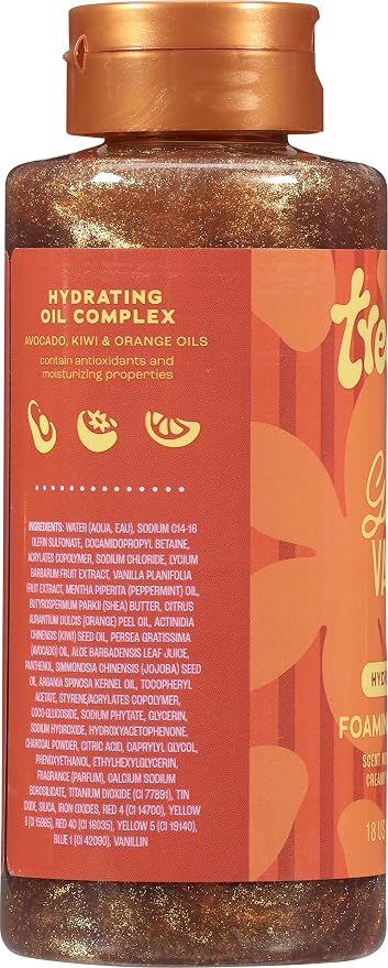 Tree Hut Golden Vanilla Foaming Gel Wash, Hydrating & Moisturizing Body Wash - Image 2
