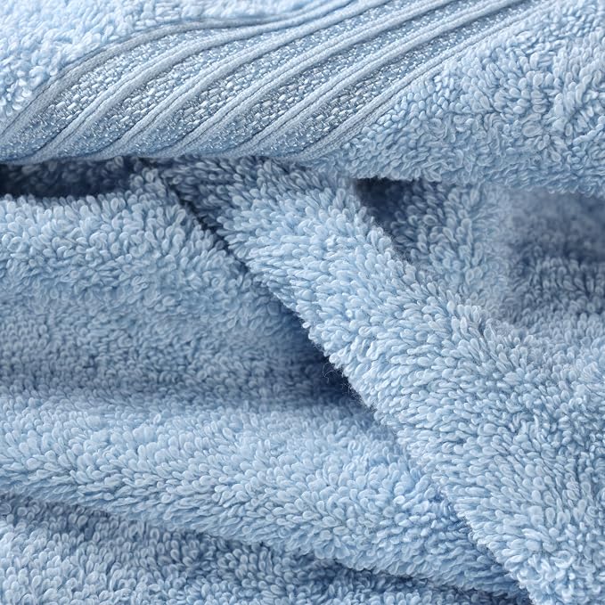 Superior Egyptian Cotton 12-Piece Towel Set, Guest Bath Decor Essentials - Image 6