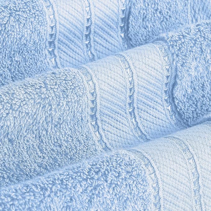 Modern Threads 4-Pack SpunLoft Bath Sheet White 35x68 - Image 4