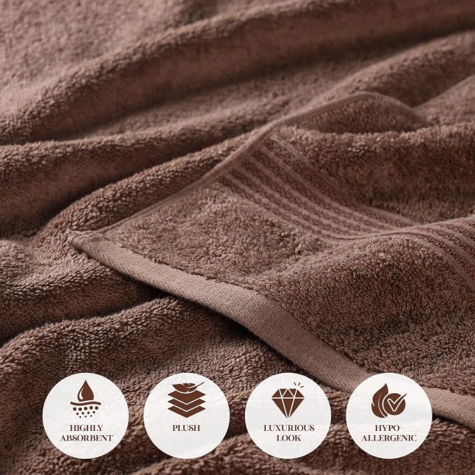 Superior Egyptian Cotton 6-Piece Towel Set, Bathroom Essentials, Towels - Image 8