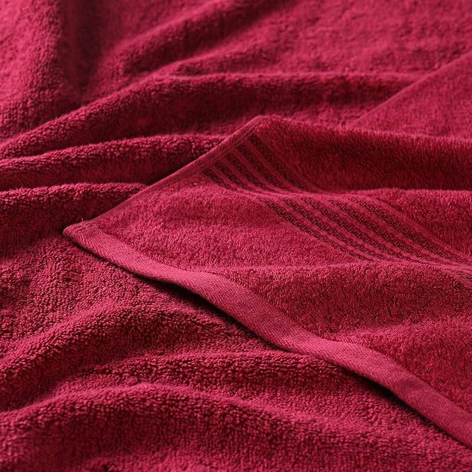 Superior Egyptian Cotton 2-Piece Bath Sheet Towel Set, Oversized Body Towels - Image 4