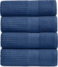 Springtree Home 100% Cotton Bath Towel Set of 4 | Super Soft & Absorbent by SpringtreeHome