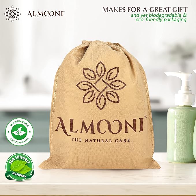 Almooni Premium Egyptian Exfoliating Loofah Pad Body Scrubber - Image 7